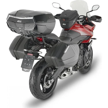 Adalar motosiklet topcase arka çanta montajı, çanta projesi örneği